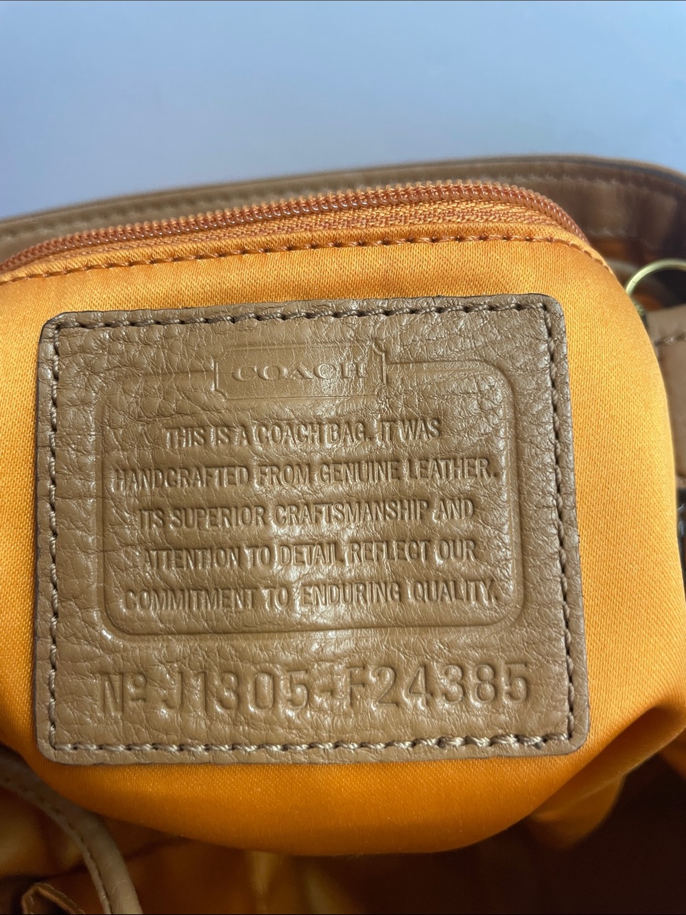 Coach ‘Park’ Leather Backpack - Picture 15 of 15